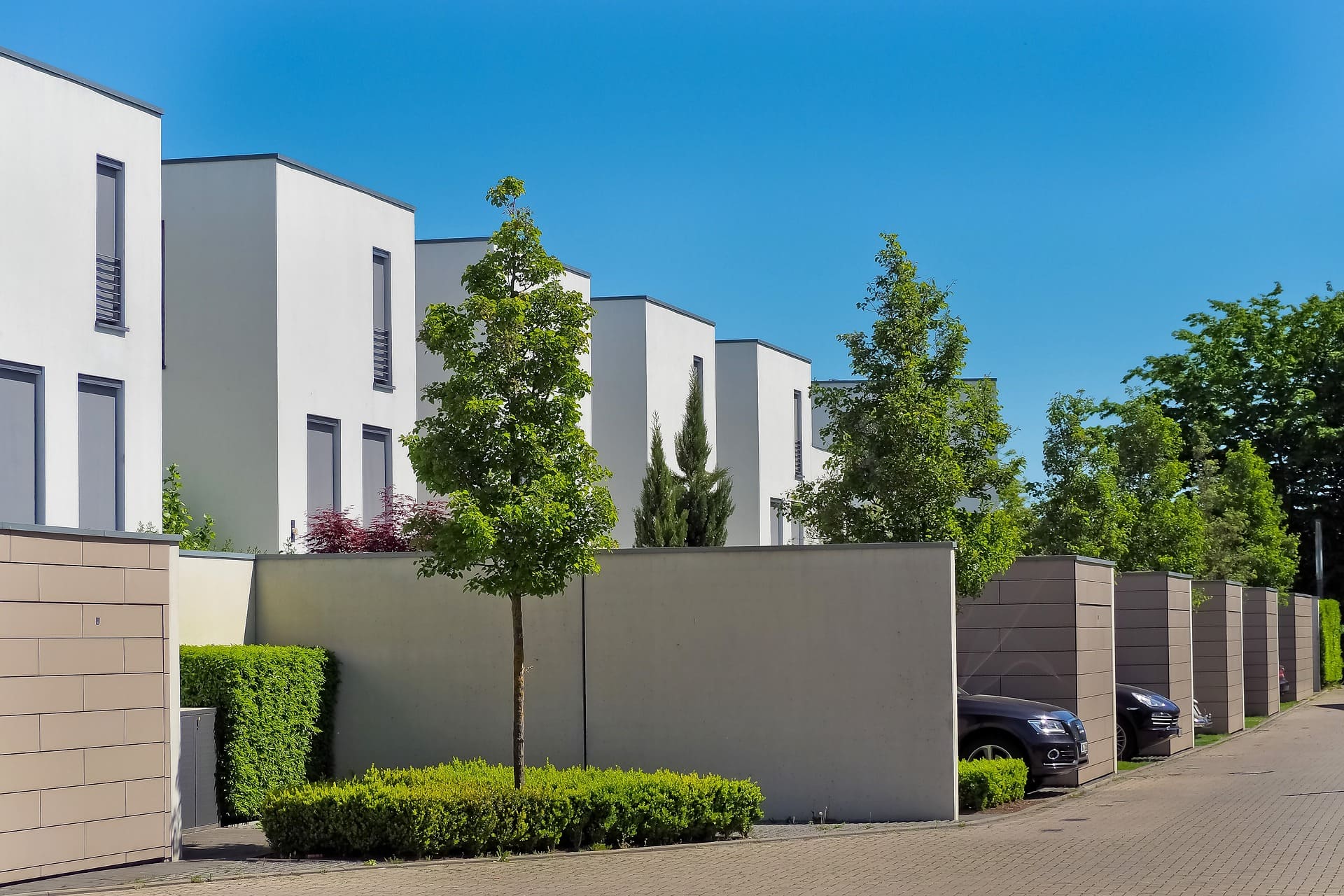 Strassenzug, Türspionkamera